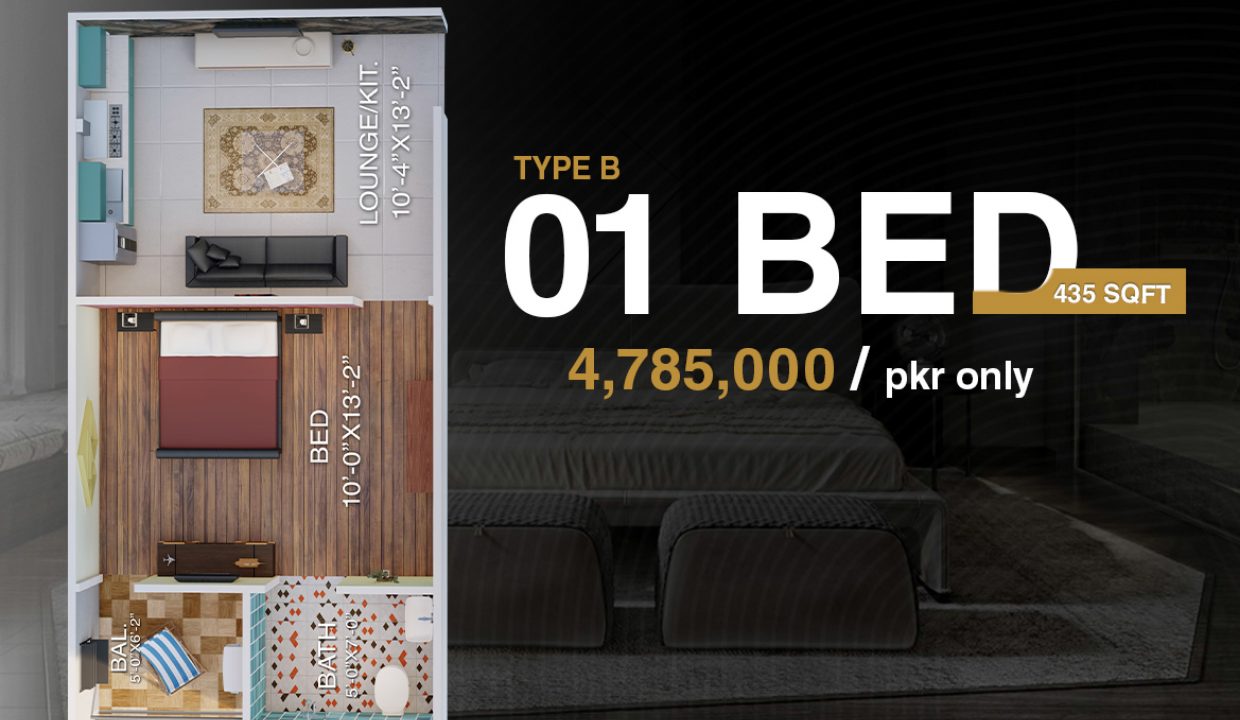 1 bed type B